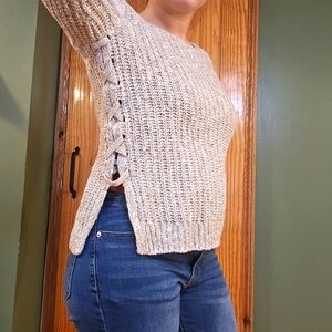 Lucky Brand Cropped Sweater